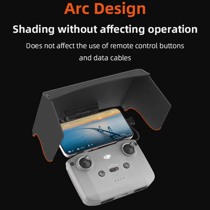 For DJI Mavic 3/Mini 2/Air 2/Air 2S/Mini 3 Pro RC-N1 Remote Controller Hood Sun Shade Mobile Phone Monitor Light Cover Drone