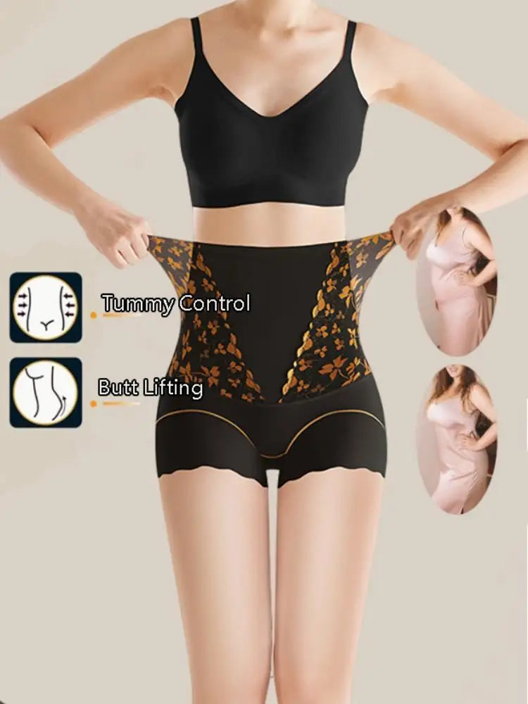 Women's Shapewear Panties Slim Fit High Waist Hip Lifting Postpartum Abdominal Shapewear Exquisite Close Intimates Briefs