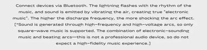 Tesla Coil Arc Music Box - Wide Voltage 110-240V, Bluetooth 5.3 Wireless+SD Card Lightning Purple Visual Arrangement.