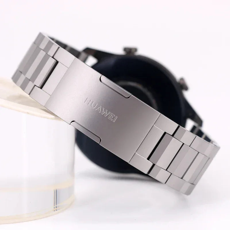 Original FKM Rubber Sport Band for Huawei GT3pro 46mm Titanium Watch Strap GT3 PRO Genuine Leather Band