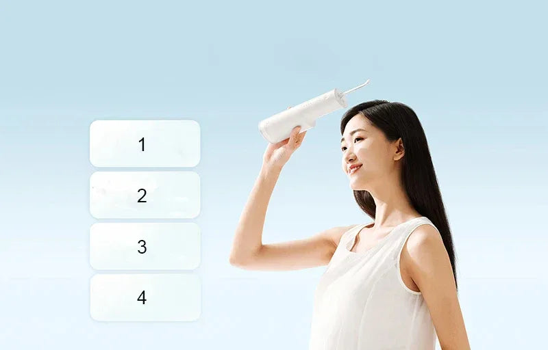 New MIJIA Portable Oral Irrigator F300 Dental Water Jet Water Flosser Teeth Whitening Bucal Tooth Cleaner Waterpulse MEO703