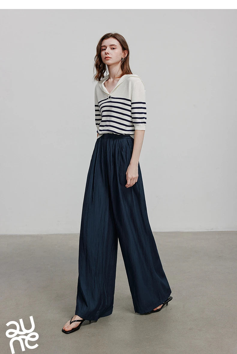 TOYOUTH Women Casual Pants 2025 Summer New Long Pants 8527002
