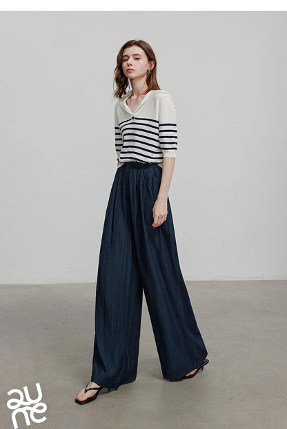 TOYOUTH Women Casual Pants 2025 Summer New Long Pants 8527002