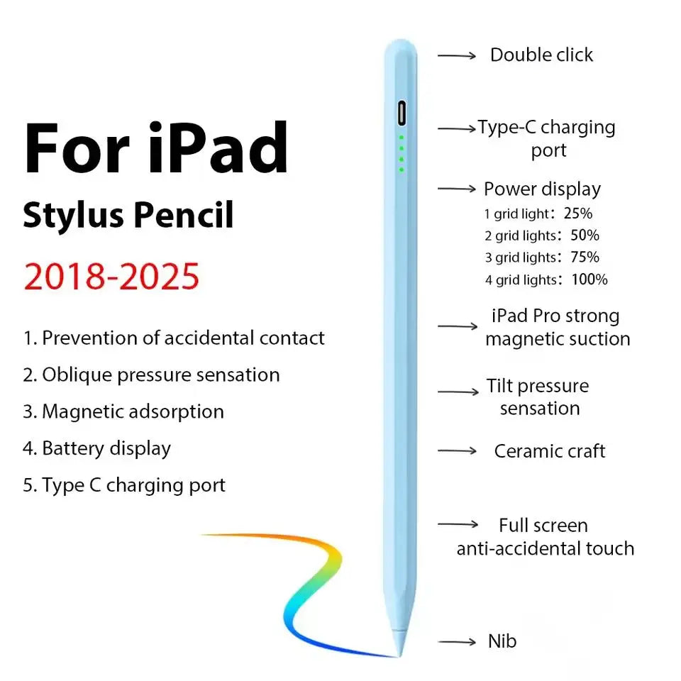 Universal Stylus Pen for Android/iOS/Windows Tablets - Touch Screen Pen Compatible with iPad,Windows,Apple Pencil,Huawei, Xiaomi