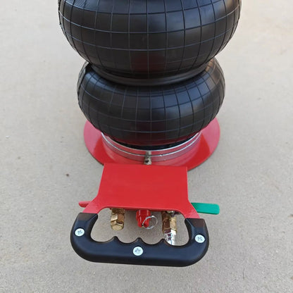 3 Tons Pneumatic Car Jack Triple-bag Air Jack Hand-end Type Car Lifting Equipment Garage Repair Shop Car Jack 15CM-40CM
