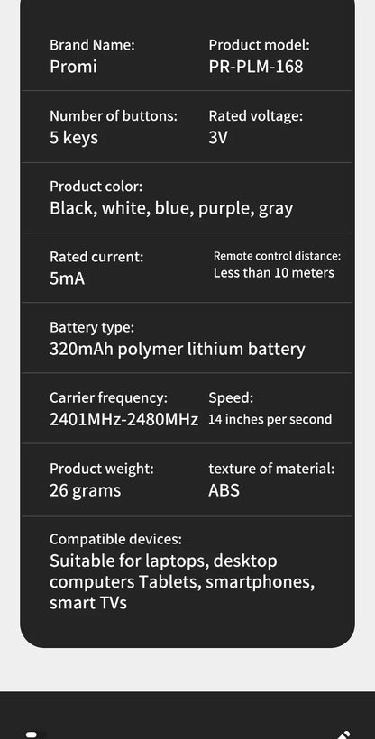 UTHAI 2-in-1 Wireless Writing Pen Mouse Type-C Bluetooth Dual Mode 2.4G+Bluetooth PPT Flip for Desktop Laptops Charging