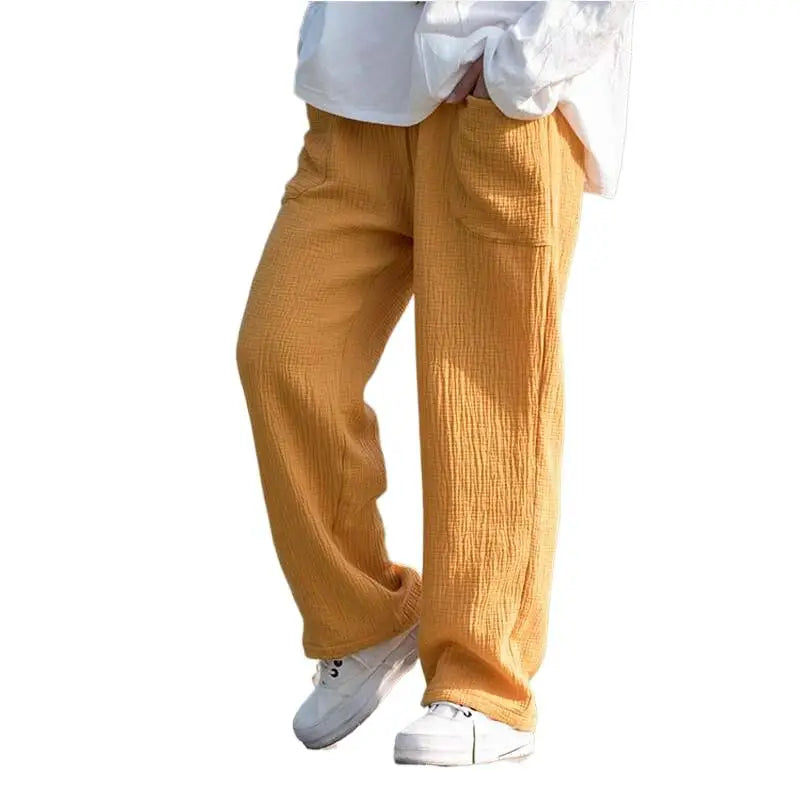 2024 Spring Women' Fashion comfortable cotton linen pants Plus size Women pleated Autumn pants with pockets 5XL 6XL pantalones