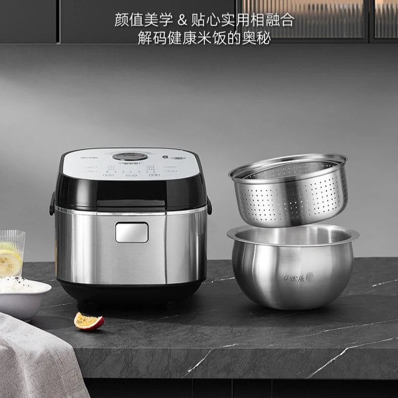 Low sugar rice cooker rice soup separation drain rice 316L stainless steel uncoated