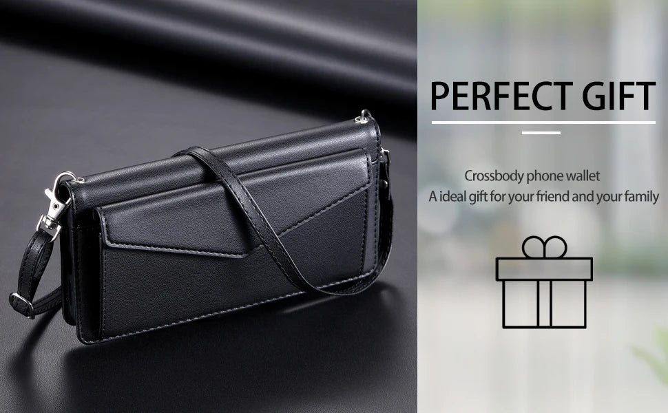 Coque Xiaomi 14 13 12 11 10 - Flip Wallet avec Porte-Carte et Lanière