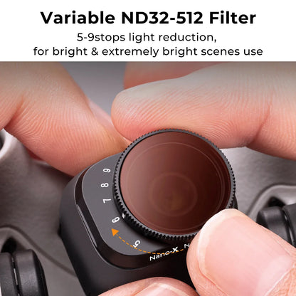 K&F CONCEPT Drone Filter for DJI Mini 3 Pro &Mini 3 UV/CPL/ND2-ND32/ND32-ND512 Variable Camera Coating Optical Glass Lens Filter