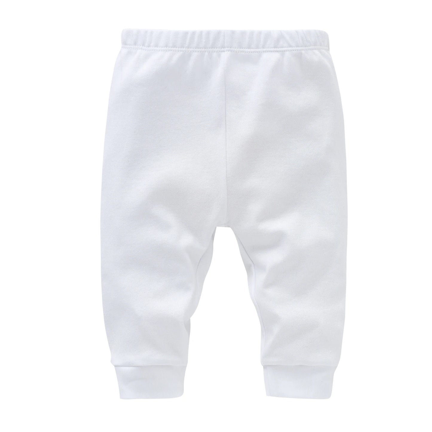 2 Pieces Set 100% Cotton Baby Rompers Pants Blank Colors Kids Trousers Plain Newborn Clothing Muslin Bodysuit Clothes