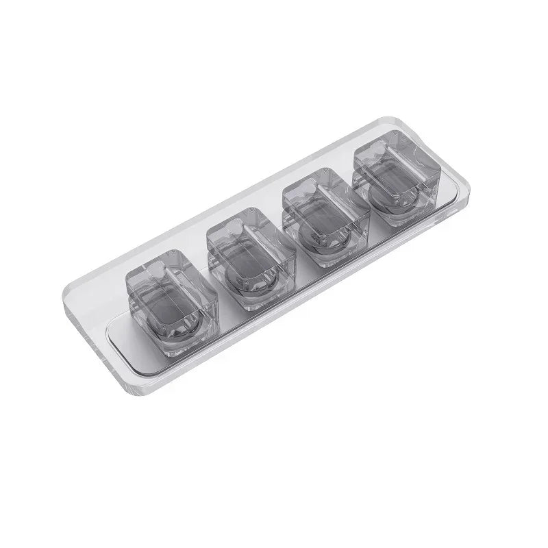 Magnetic Cable Clips Cable Smooth Adjustable Cord Holder Under Desk Cable Management & Pad Wire Keeper Cable Organizer Holder