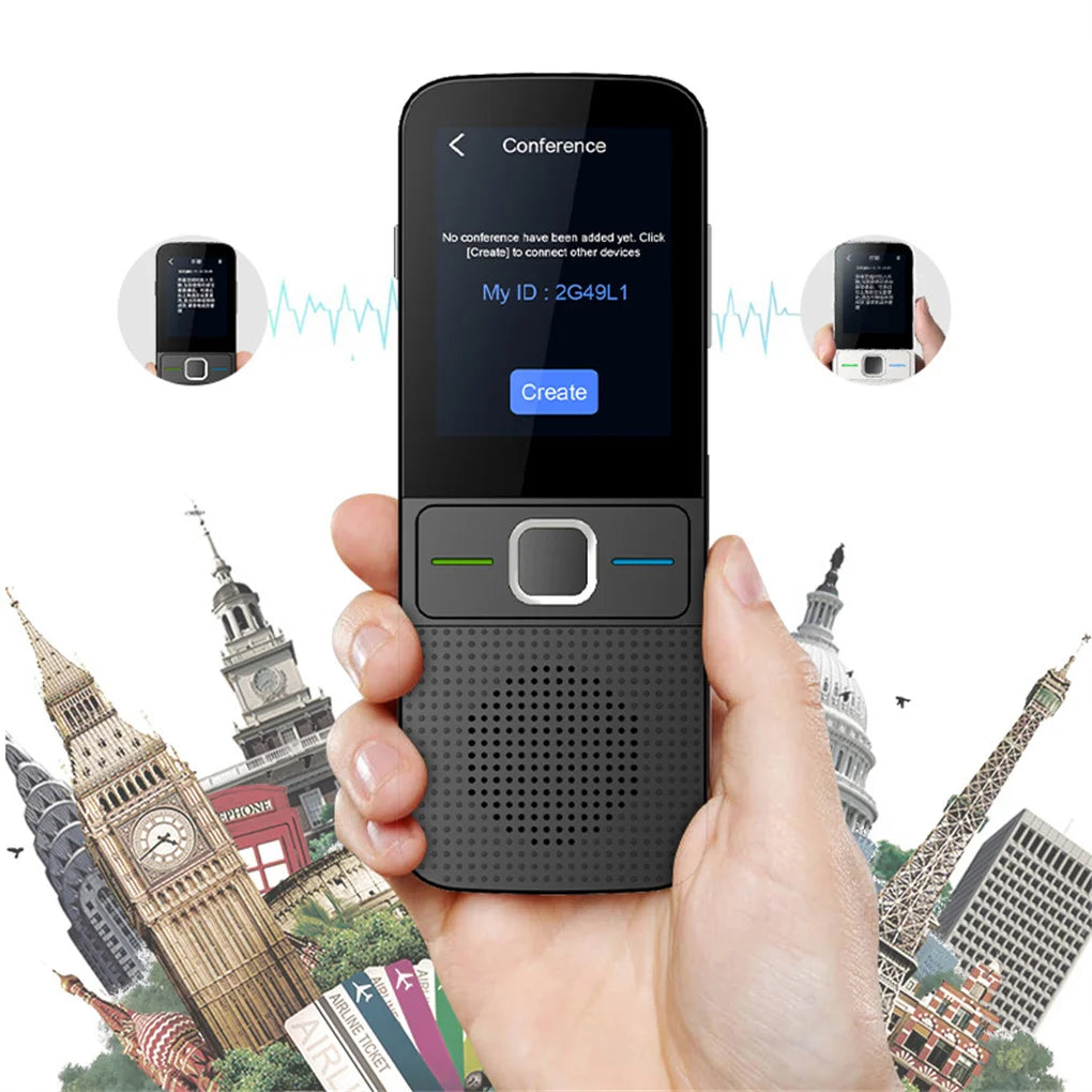 Multi Language Translator Photo Interpreter Device Business School