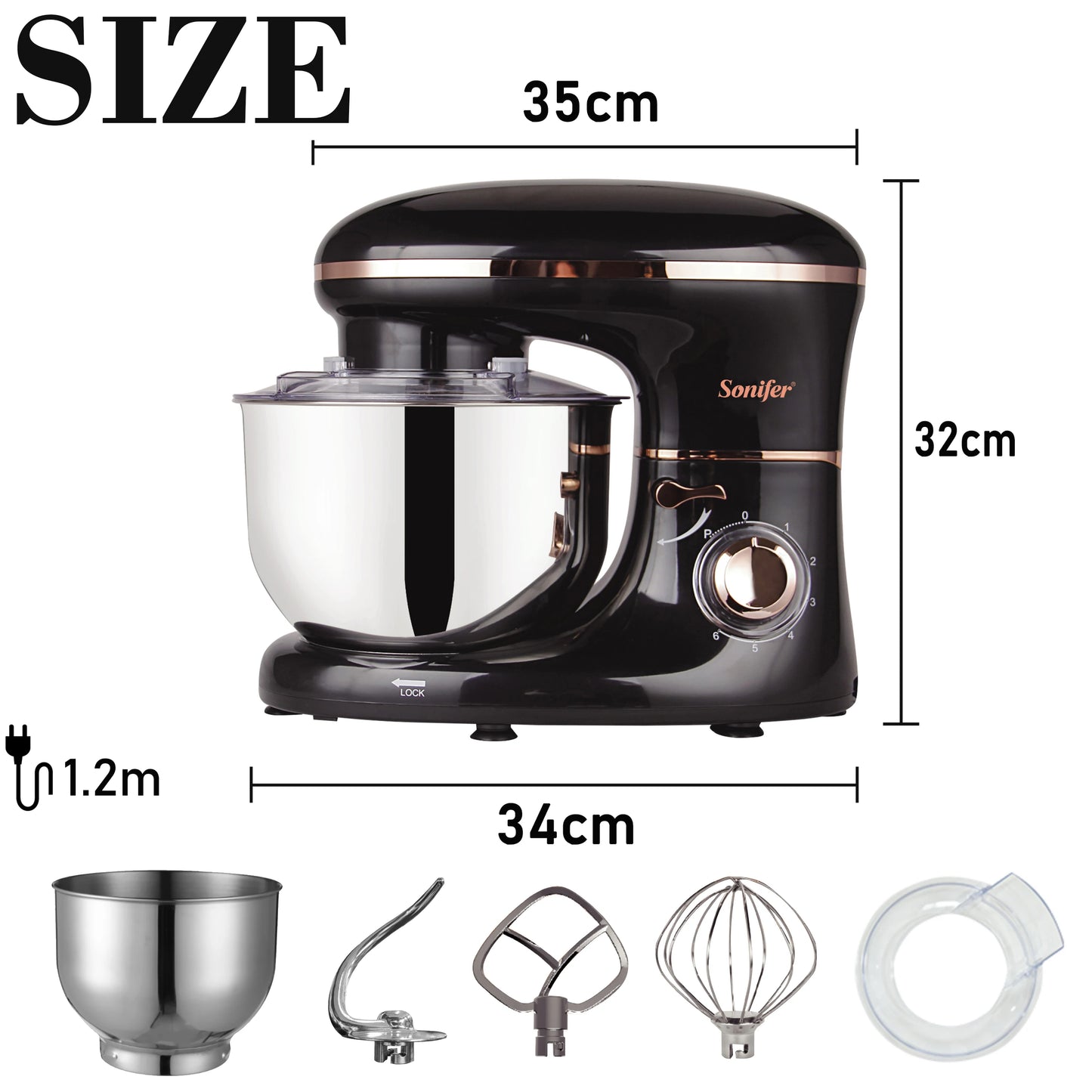 Stand Mixer Professional Kitchen Aid Food Blender Cream Whisk Cake Dough Mixers With Bowl Metal Gear Chef Machine Charm Sonifer