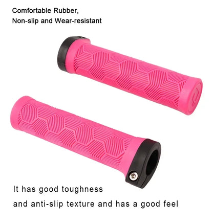 ODI Rubber Bicycle Grips 22mm Set Ergonomic MTB Handlebar Grips for Dirt Pit BMX And Mountain Bike in Purple Brown Pink Black