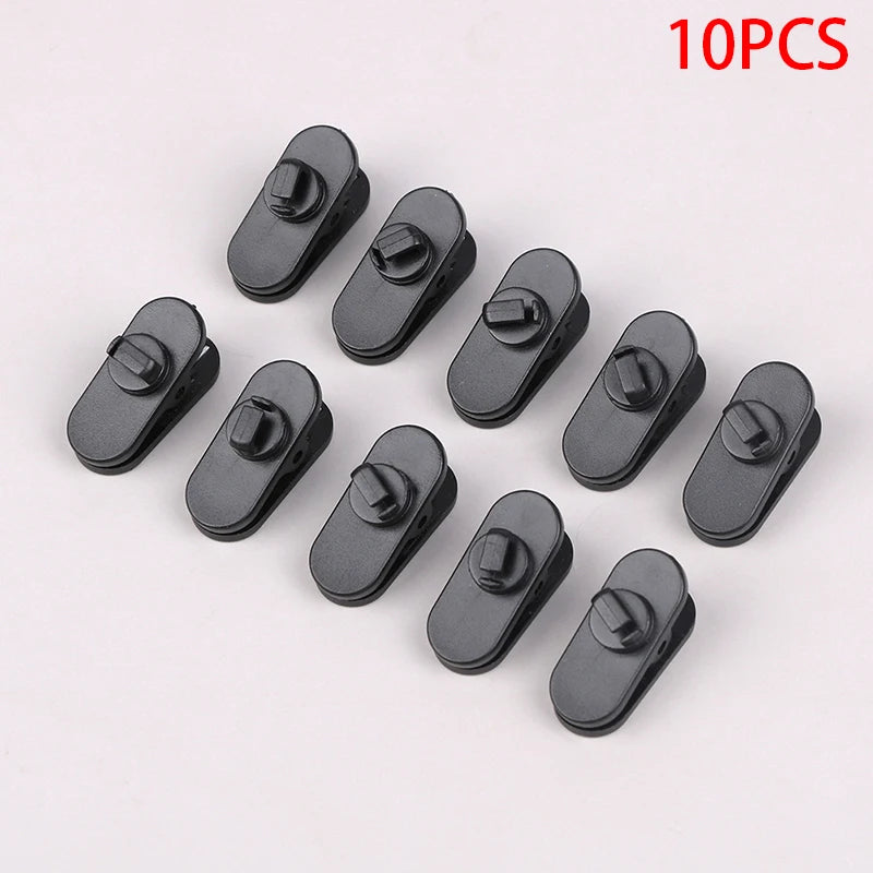 10PCS Earphone Cable Wire Clip Cord Collar Plastic Nip Clamp Organization Holder Headset Audio Line Protable