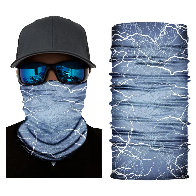 UV Protection Face Mask Neck Gaiter Windproof Scarf Sunscreen Breathable Bandana Balaclava for Sport Outdoor Running Motorcycle