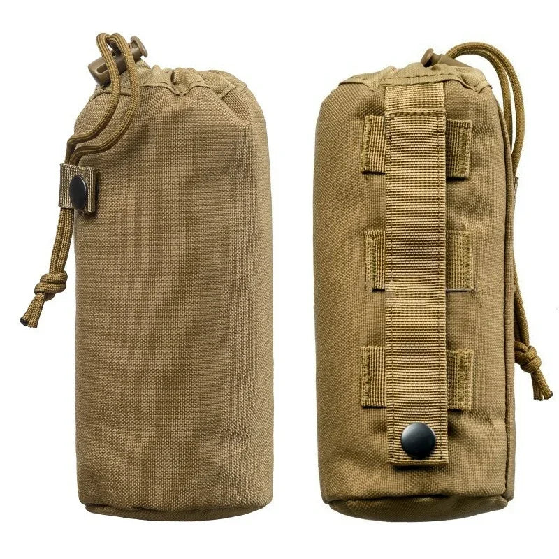 Waterproof Portable Water Bottle Pouch Bag Nylon Tactical Molle Bottle Holder Kettle Carrier Bags