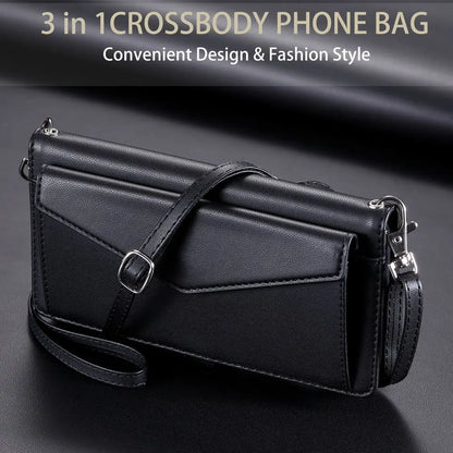 Coque Xiaomi 14 13 12 11 10 - Flip Wallet avec Porte-Carte et Lanière