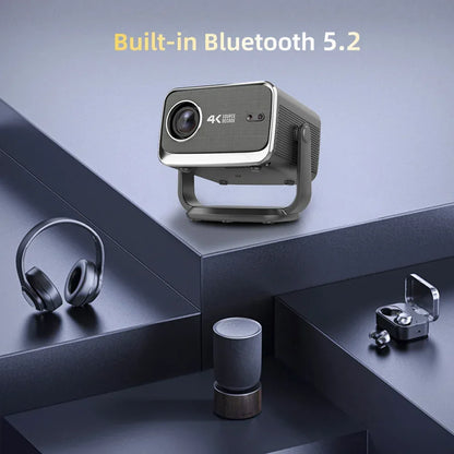 WZATCO P20 PLUS Android 13.0 Smart WiFi 6G 4K Full HD 1080P LCD LED Projector Auto Focus Video Home theater Proyectors with RJ45