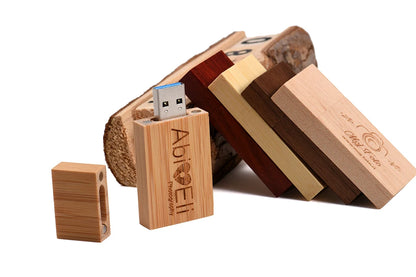 JASTER USB 3.0 Wooden block  Flash Drive red wood pendrive 4GB 8GB 16GB 32GB 64GB Pen  Memory Stick U Disk gift