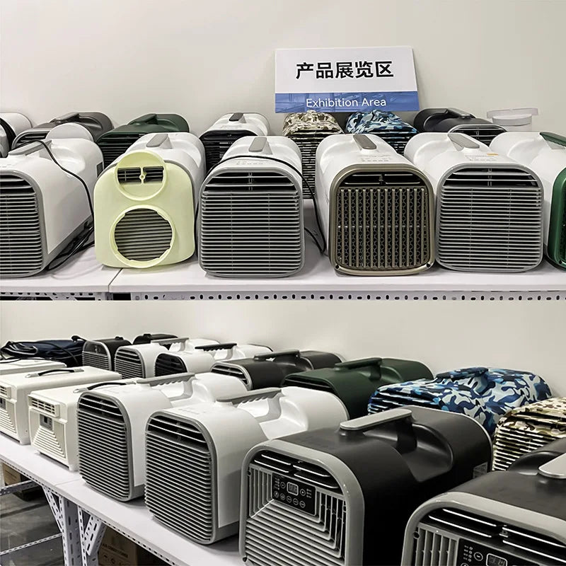 Factory Price Mini Portable Air Conditioner 5100BTU Solar Powered Camping Tent Indoor Outdoor Small Room