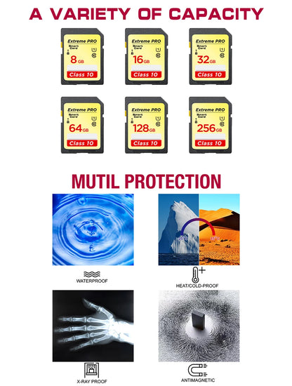SD Card Class10 Flash Memory Card 8GB 16GB 32GB 64GB 128GB Camera Card 32 gb flash drive slr sd 64 gb Free Shipping