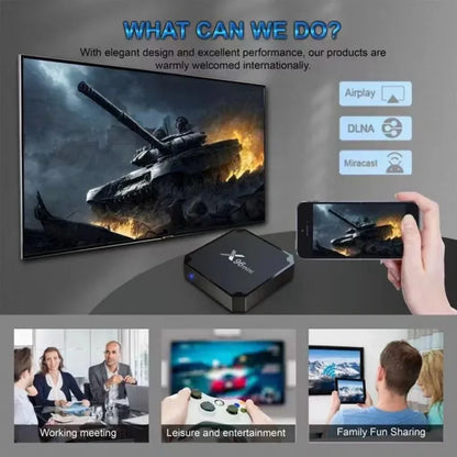 2026 4K UHD HDR 10+ Smart Tv Box Android 10 X96 Mini 4G WiFi TV Stick S905W Quad Core 1+8GB Multimedia Player TV Box