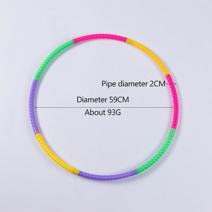 Sport Removable Color Hoop Equipment For Children Portable Exercise Plastic Fitness Training Circle Children's Best Gifts
