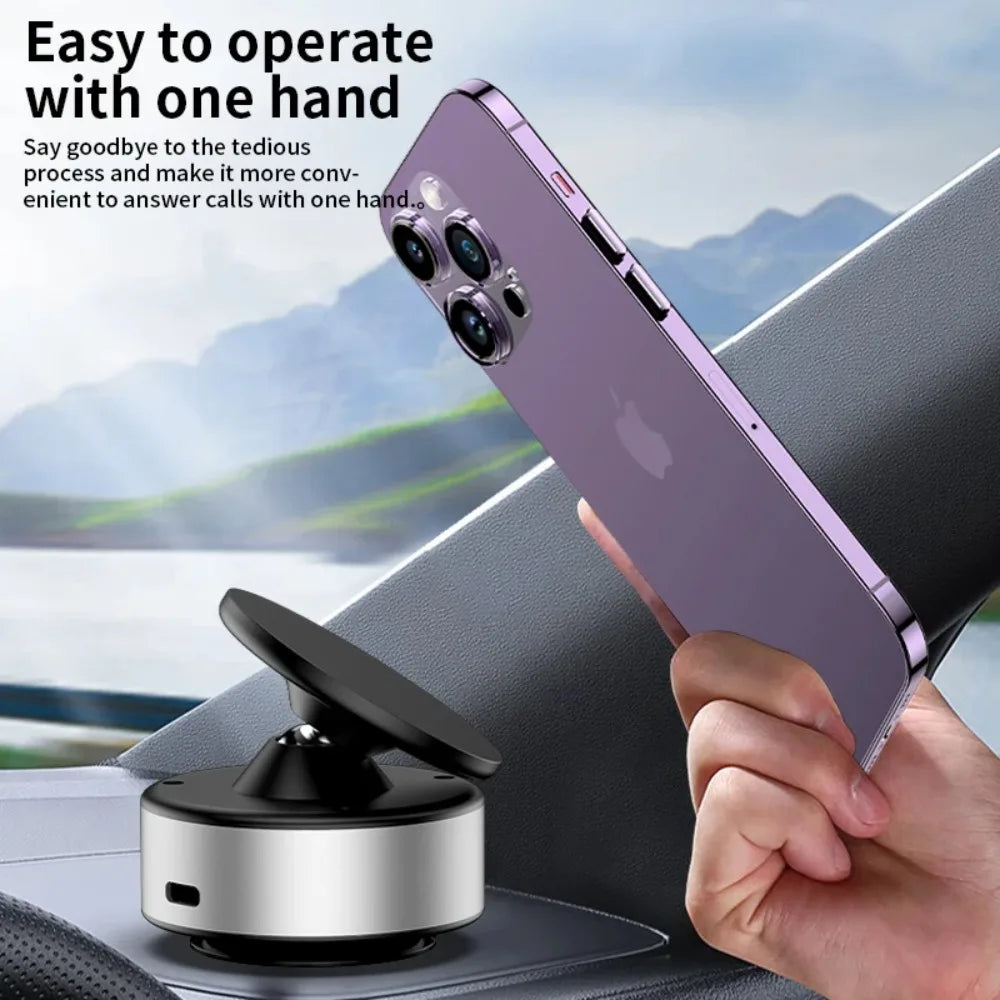 Car Mount Mobile Phone Holder Magnetic Universal Adsorption Bracket for IPhone Xiaomi Samsung Vacuum Adsorption Car Phone Holder