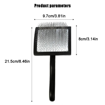 Pet Grooming Hair Remover Brush Manual Household Beauty Hairbrush Long Handle Professional Reusable Pet Grooming Supplies