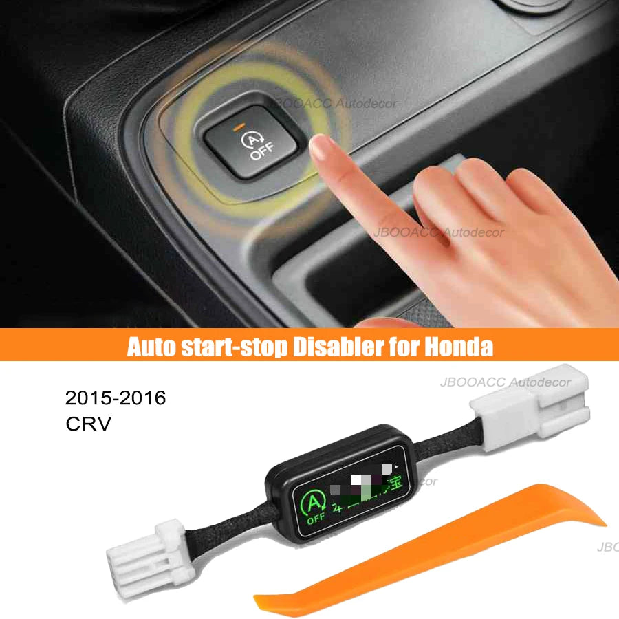 Auto Start Stop Off For Honda 10th Generation Accord Civic HRV URV CRV ZRV Inspire Breeze Crider Envix Auto Start-stop Disabler