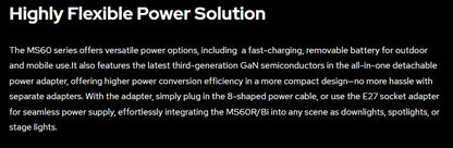 Godox MS60R RGB MS60Bi Bi-Color LED Light For Film, Broadcast & Video Production - KNOWLED Series