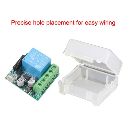 DC 12V 433Mhz RF Wireless Remote Control Switch Relay 1CH Receiver Module For LED  Door Electromagnetic Lock Smart home DIY