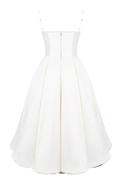 2026 Spring/summer High End Satin Strapless Heavy Industry French Waist Strap Sexy Hot Girl Medium Long Dress Women Elegant