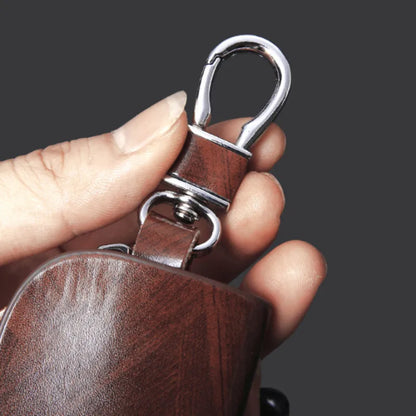 Universal Car Key Bag Cover Case Leather Key Wallet For Opel Chevrolet Jeep Hyundai Ford Mazda Nissan Infiniti Car Accessories