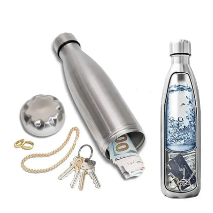 Hilo 750 ml diversion Water bottle Portable water bottle Money Bonus key chain box safe hiding place