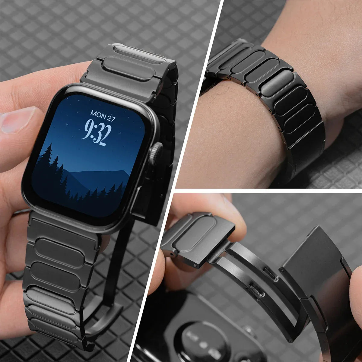 Titanium Watch Band for Huawei Watch Fit4 pro/4/3 Strap Smartwatch Correa Metal Bracelet for Huawei Fit 4 pro/4/3 Metal Writband