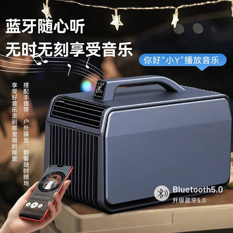 New Outdoor Portable Air Conditioner Compact Heating Cooling Mobile AC for Camping Tent