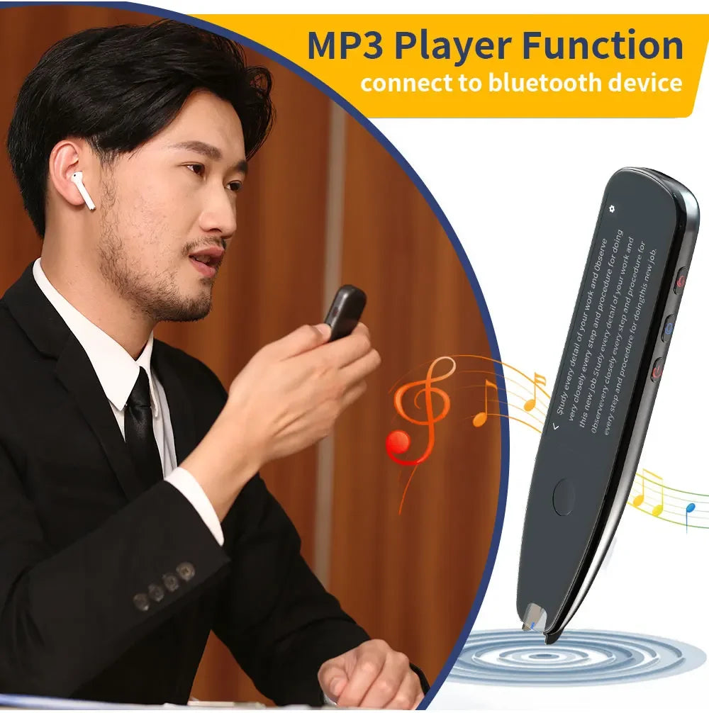 X5Pro Smart Voice Scan Translator Pen Real-Time Multi Language Translation Dictionary Pen Offline/WIFI/Mobile Hotspot Method