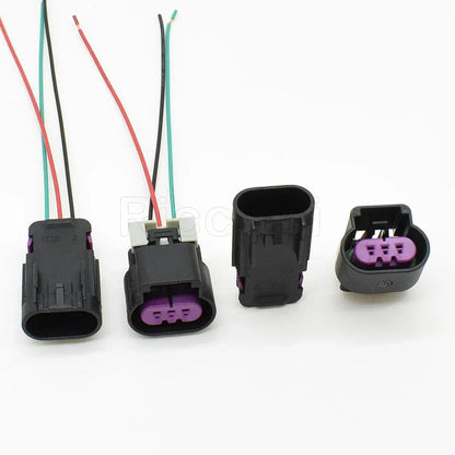 1 Set Female Male 15326808 13519047 3 Way GT 150 Auto Plug For Fuel Sensor Applications GM Delphi Connector