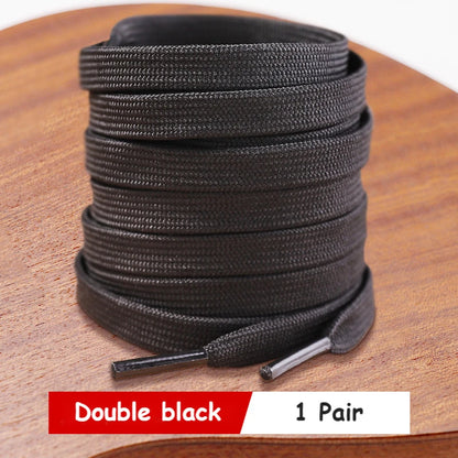 Classic Shoe laces White Black Flat Shoelaces for Sneakers laces Shoe Strings 70/90/100/120/140/160CM High-quality Shoelace
