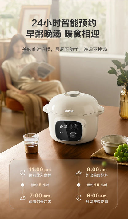 Electric Pressure Cooker 220V Home 4L Capacity Multifunctional Smart Rice Cooker Automatic multicooker 압력밥솥 طنجرة الضغط