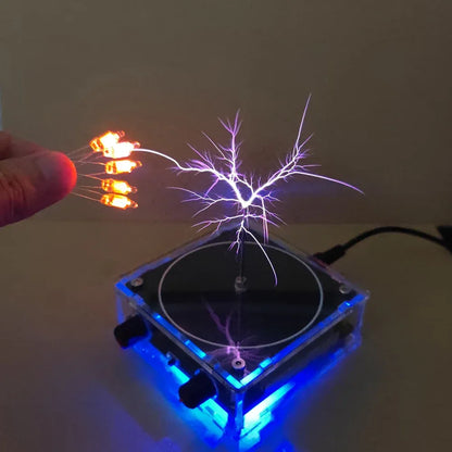 Multi-Function Music for TESLA Coil Speaker Voltage Pulse Electric Arc Generator Bluetooth-Compatible Scientific Experiment Tool