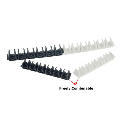 4/6/8/10/12mm Nylon Pneumatic Tube Air Hose Fixing Clamp 6 Way Water Pipe Holder Gas Compressor Tubing Diversion Flow Clip
