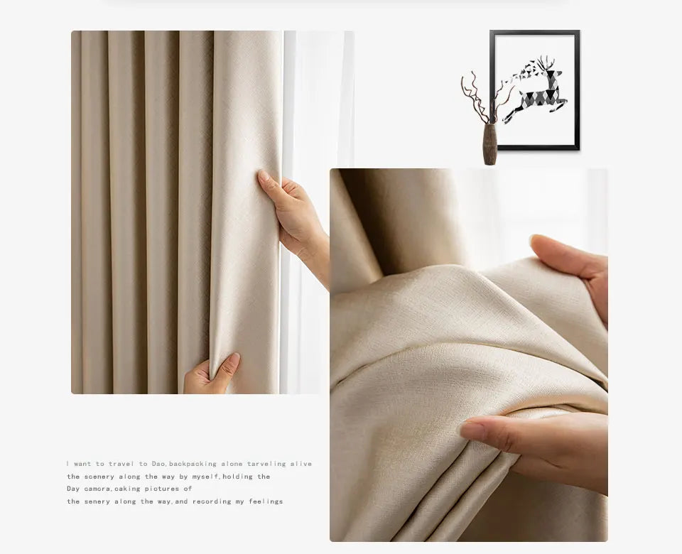 Living Room Blackout Curtain Thicken Bedroom Curtains for The Room Window Luxury Decor Home Ready-made Drapes Insulation Blinds