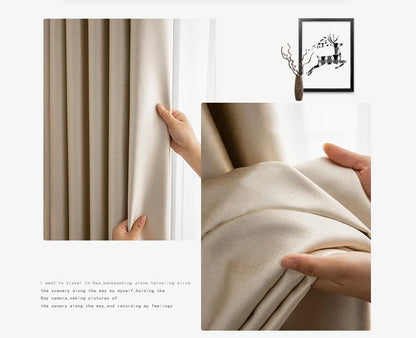 Living Room Blackout Curtain Thicken Bedroom Curtains for The Room Window Luxury Decor Home Ready-made Drapes Insulation Blinds