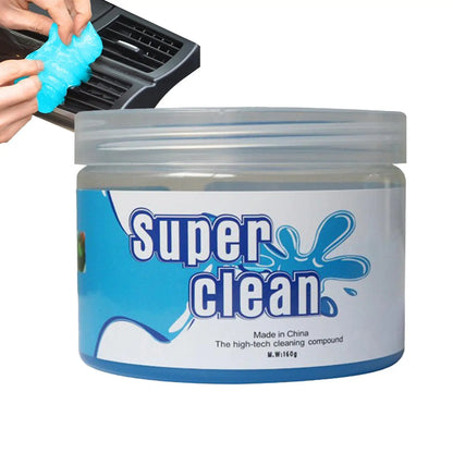 Car Dust Cleaning Gel - Soft Rubber Cleaning Mud for Air Vent Outlet Dashboard Door Window Gaps Keyboard Absorb odors