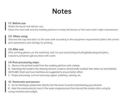 Newest Anycubic 20kg ABS-Like+ Resin Pro 2 Rapid UV Curing 405nm Standard Photopolymer Resin ABS 3D Resin High Precision for LCD