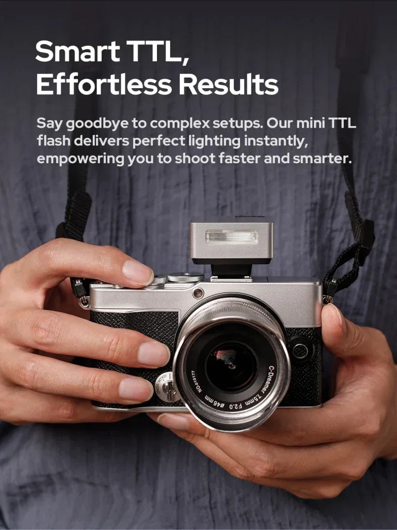 Godox iT20 R Mini Flash for Ricoh TTL Camera 6 Level Automatic Flash Output 1.5 Seconds Recycle Time